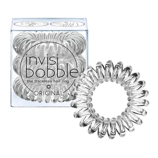 พร้อมส่ง invisibobble Crystal Clear ยางมัดผม รุ่น original กล่อง 3 เส้น