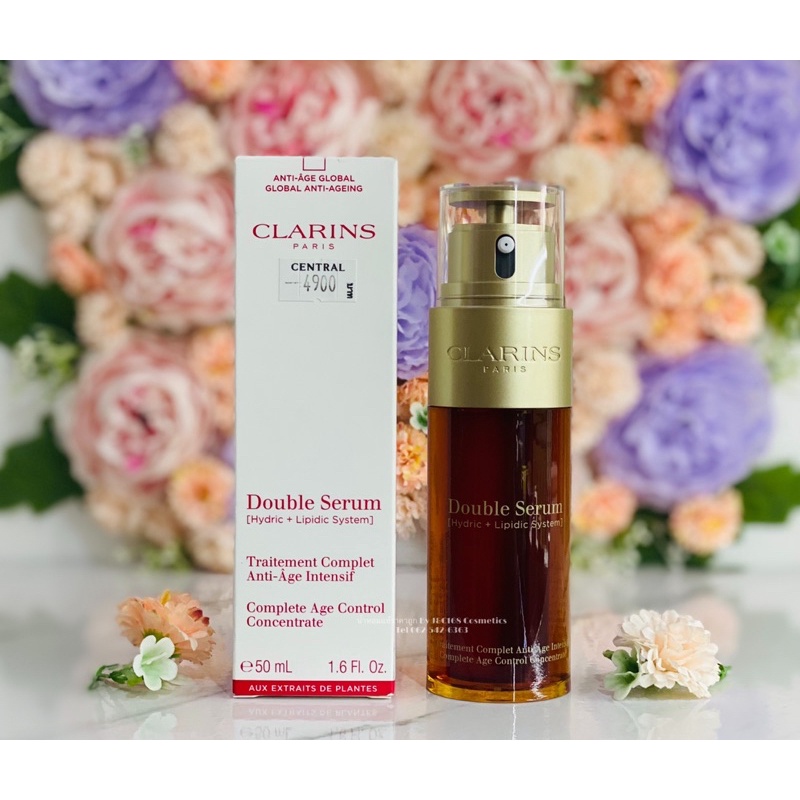 clarins-double-serum-50-ml-ของแท้เค้าเตอร์ห้าง