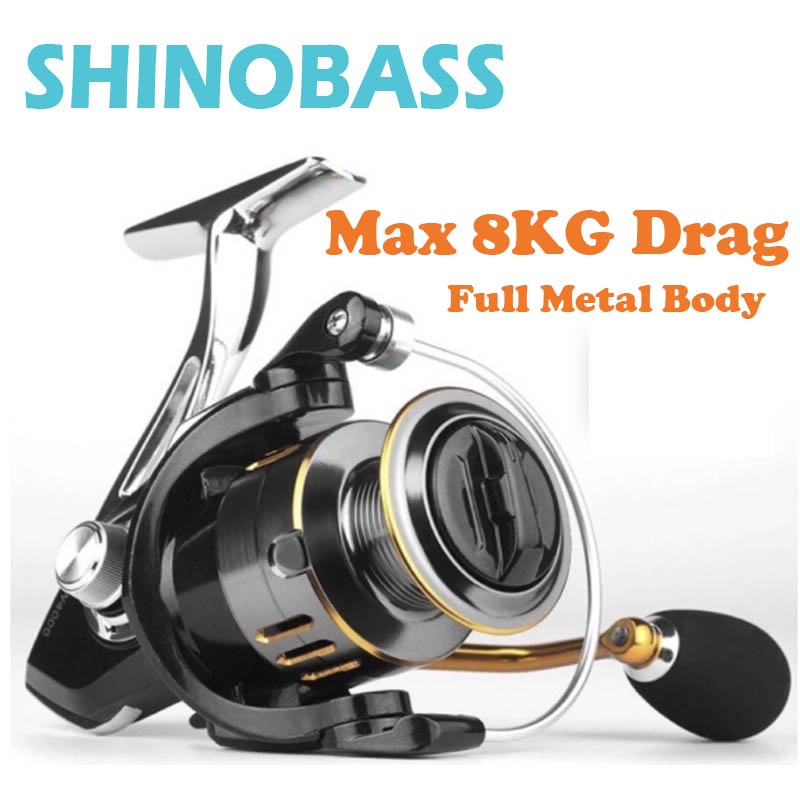 deukio-รอกตกปลา-abu-garcia-shinobass-gw-2000-7000-shimano-โลหะ-สีเทา