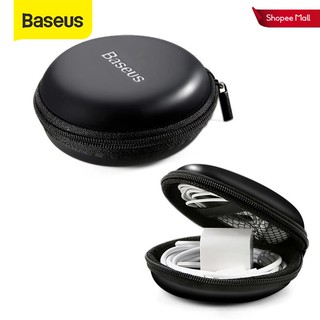 #442 Baseus กระเป๋าเก็บหูฟัง แบบพกพา EVA คุณภาพสูง สำหรับ หูฟัง / สาย USB / อะแดปเตอร์ชาร์จ / การ์ดหน่วยความจำ