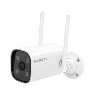 [797 บ.โค้ด 15MALL66] AXON Aero S1 กล้องวงจรปิด ชัด 2K | กลางคืนภาพสี 3MP กล้องบ้าน กันขโมย มี WIFI กล้อง IP camera กันน้ำ กันฝน กล้องบ้าน 2 เสา ภาพคมชัด ถึก ทน ประกัน 2 ปีเต็ม
