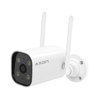 [1036 บ.โค้ด 15MALL125] AXON Aero S1 กล้องวงจรปิด ชัด 2K | กลางคืนภาพสี 3MP กล้องบ้าน กันขโมย มี WIFI กล้อง IP camera กันน้ำ กันฝน กล้องบ้าน 2 เสา ภาพคมชัด ถึก ทน ประกัน 2 ปีเต็ม