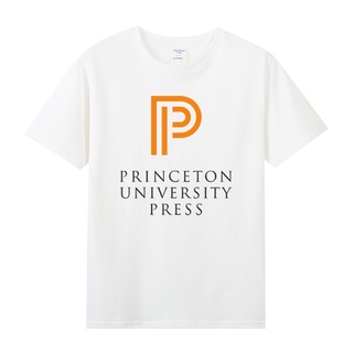 เสื้อยืดสีขาว✌♘ฤดูร้อน ncaa สหรัฐอเมริกา Princeton บาสเกตบอลรอบการพิมพ์ผ้าฝ้ายรอบคอสั้นเสื้อยืดผู้ชาย bfS-4XL