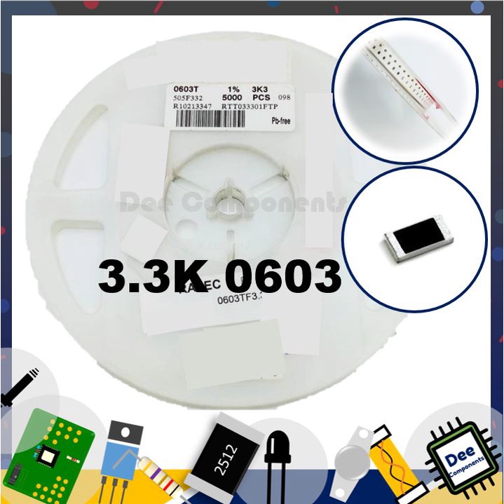 3-3k-ohm-0603-1-100-mw-100ppm-rtt033301ftp-ralec-1-a2-21-ขายยกแพ็ค-1-แพ็ค-มี-100-ชิ้น