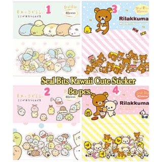 San-x Sticker Flakes Sumikkogurashi & Rilakkuma