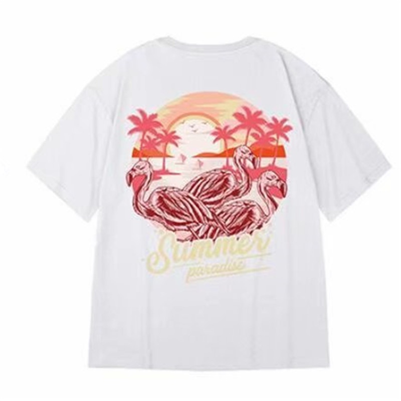 m-8xl-harajuku-style-flamingo-print-round-neck-short-sleeved-t-shirt-for-men-and-women-couples-trendy-personality-h-01