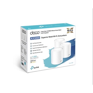 TP-Link Deco X60 (AX3000 Mesh wifi 6) 1 กล่องมี 3 เครื่อง