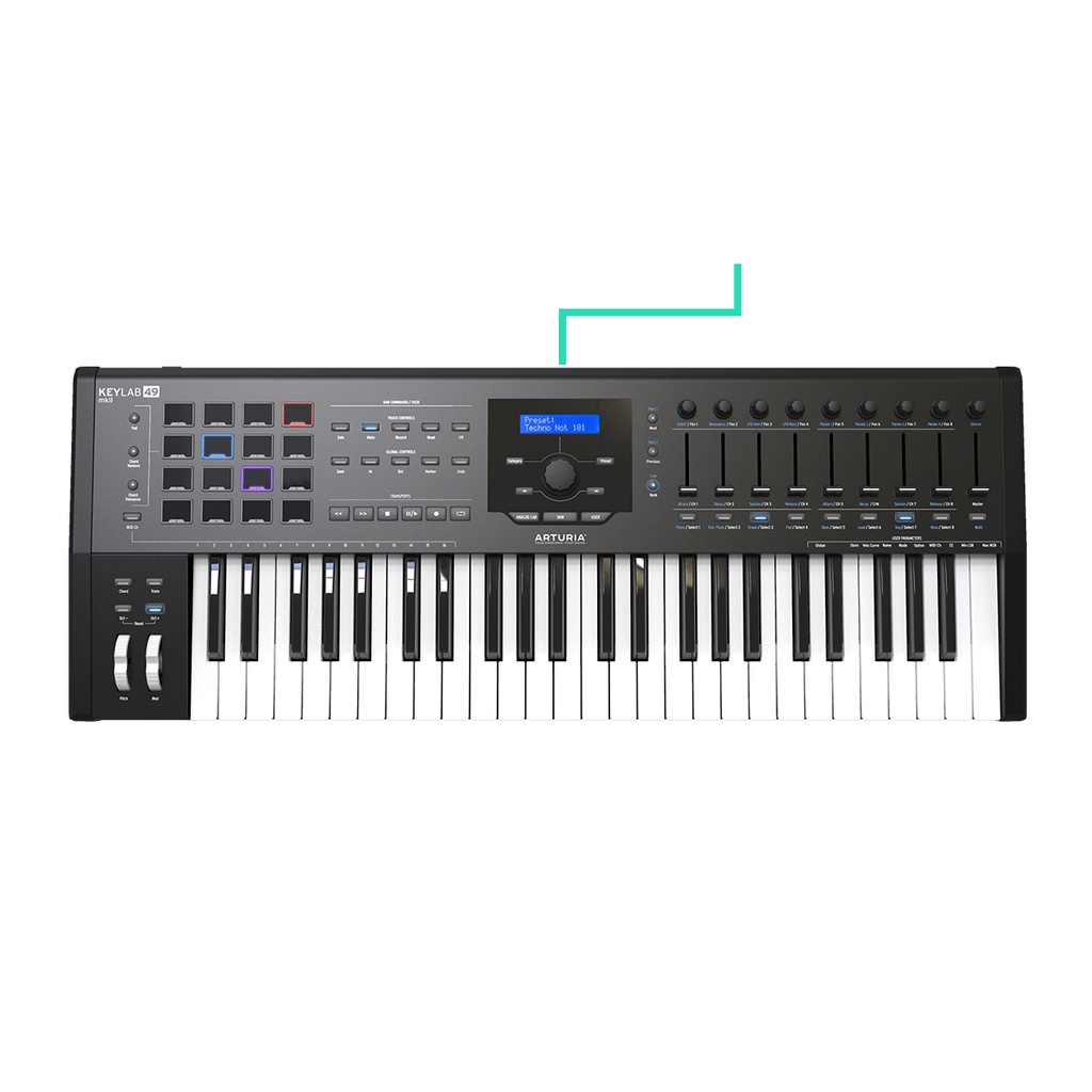Arturia Keylab 49 MKII Midi Controller คีย์บอร์ดใบ้ 49 คีย์ Aftertouch ...
