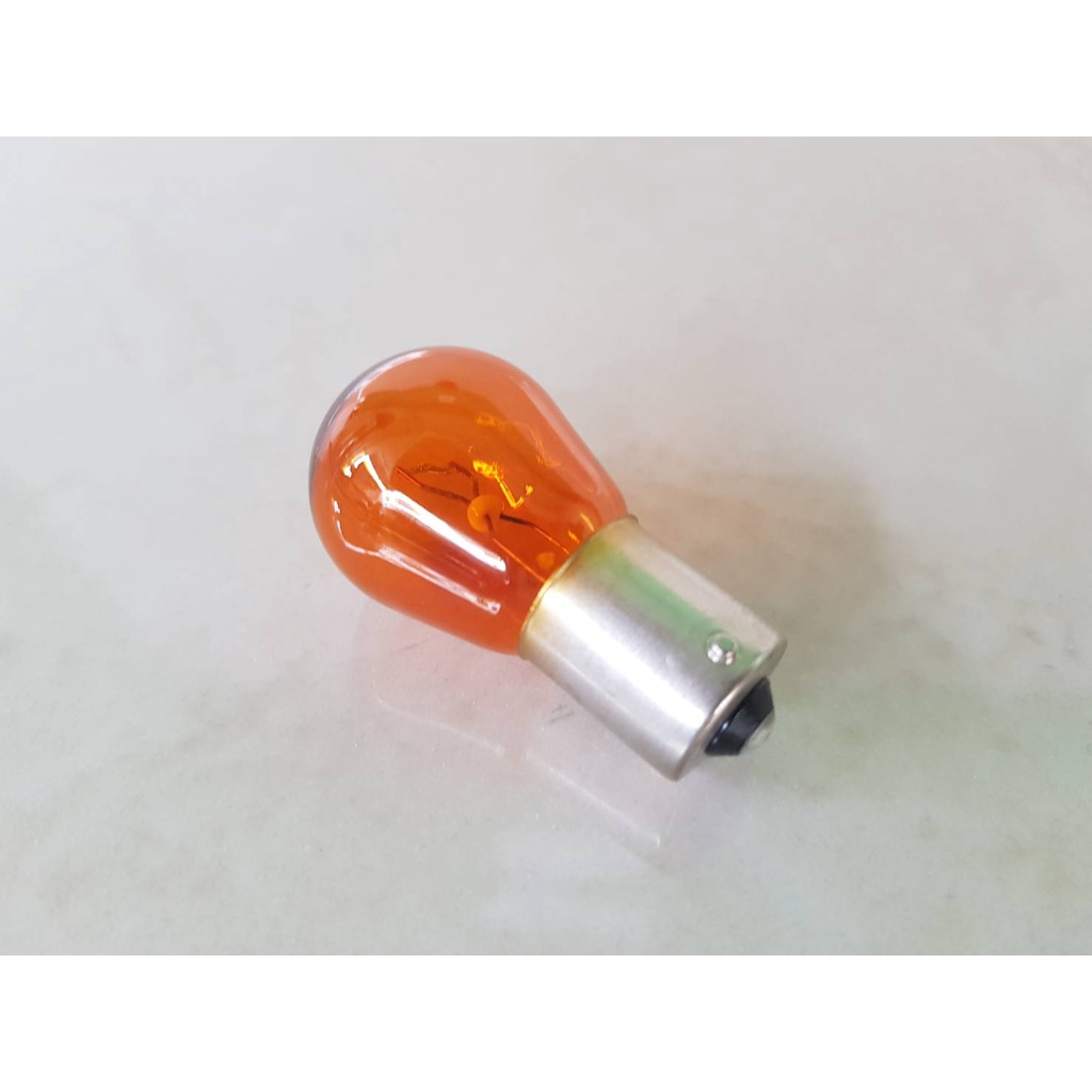 หลอดไฟเลี้ยว-12v-21w-เขี้ยวเยื้อง-สีส้ม-osram-แท้ๆ-ดวงละ25บาท