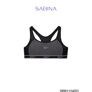 สินค้า Sabina ซาบีน่า เสื้อชั้นใน Sport Bra รุ่น Sbn Sport รหัส SBB1124SD สีเทาเข้ม