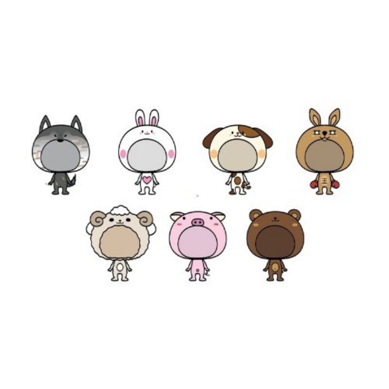 ภาพหน้าปกสินค้าANIMAL SUIT ชุดชัคกี้​ GOT7 - GOTOON SUMMER จากร้าน seesom_kpop บน Shopee