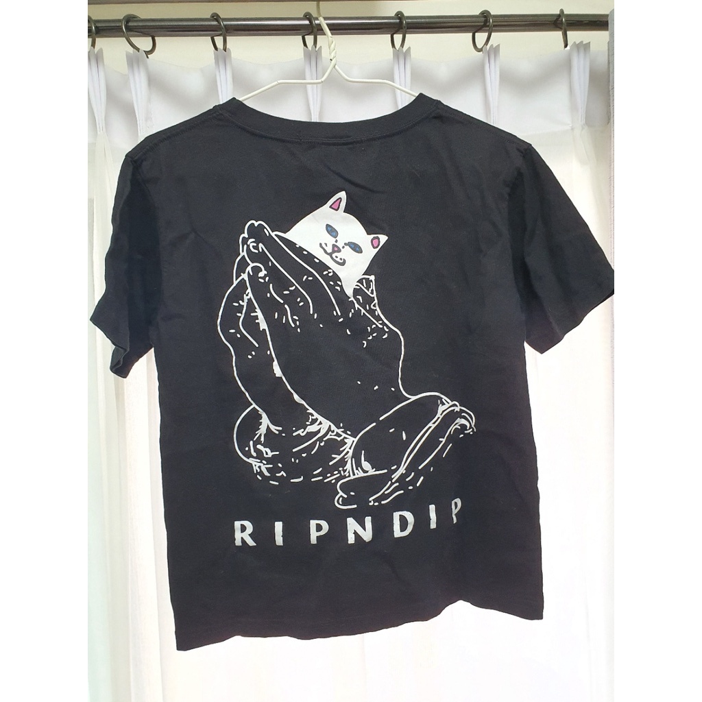 เสื้อยืด RipNDip Praying Hands สีดำ ไซต์ M | Shopee Thailand