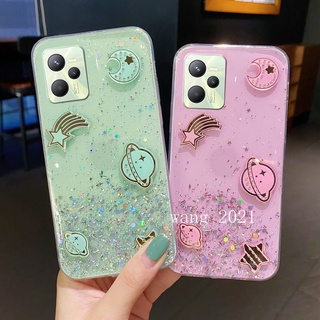 In Stock 2022 New Phone Case เคส Realme C35 / 9 Pro + / 9Pro / 9i  Casing Starry Sky Planet Colorful Clear Slim Soft Case Back Cover เคสโทรศัพท