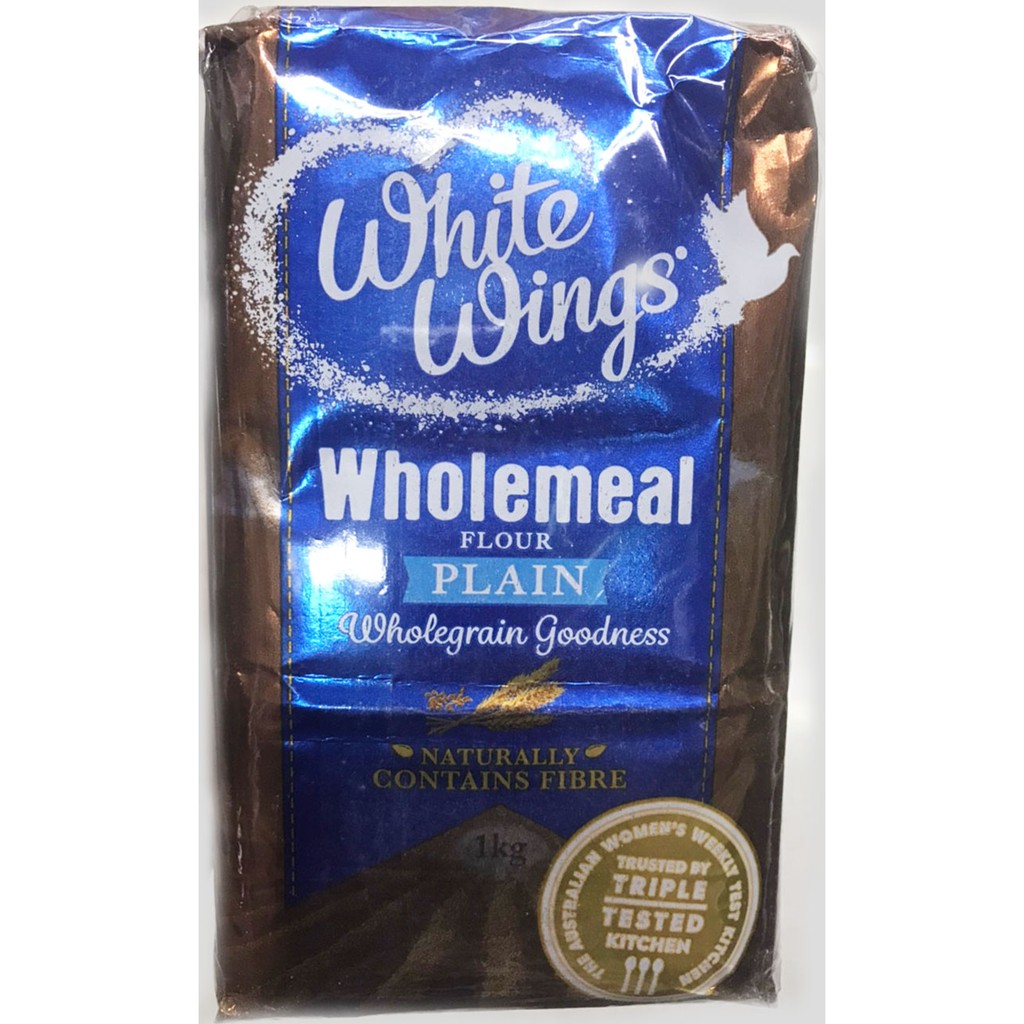 ภาพสินค้าWhite Wings แป้งโฮลวีท ฟลาวเซลฟ์ไรซิ่ง & แป้งเพลน ฟลาวร์ (ไวท์วิงส์) White Wings Wholemeal and All Purpose Plain Flour จากร้าน jumy2522 บน Shopee ภาพที่ 1