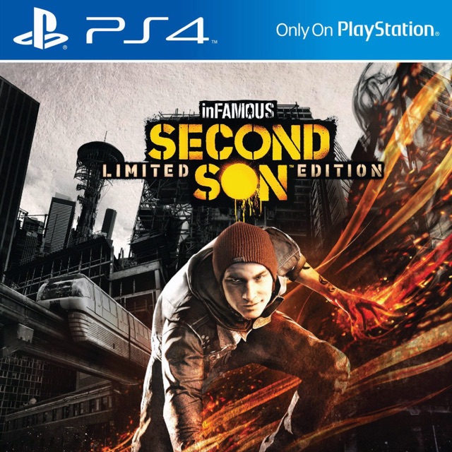 แผ่นเกมส์-ps4-infamous-second-son