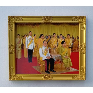 ✨✨กรอบหลุยส์ทองเล็กพร้อมภาพ เคารพบูชา เสริมฮวงจุ้ย ตกแต่งบ้าน ขนาดรวมกรอบ10.5X12.5นิ้ว
