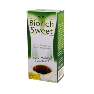 ภาพหน้าปกสินค้าน้ำตาลสกัดหญ้าหวาน Biorich Sweet 50ซอง สารให้ความหวาน ธรรมชาติ ที่เกี่ยวข้อง