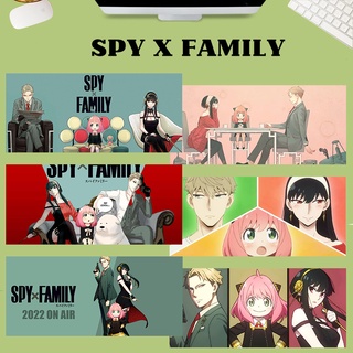 SPY X FAMILY สปาย x แฟมิลี่ แผ่นรองเมาส์ขนาดใหญ่ แผ่นรองเมาส์อนิเมะ สําหรับตกแต่งโต๊ะ แผ่นรองเมาส์เกมมิ่ง