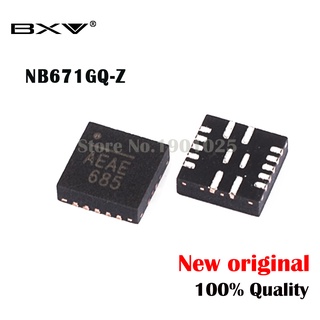 ชิ้นส่วนอิเล็กทรอนิกส์ NB671GQ-Z NB671GQ NB671 QFN-16 (AEAD AEAE) 5 ชิ้น