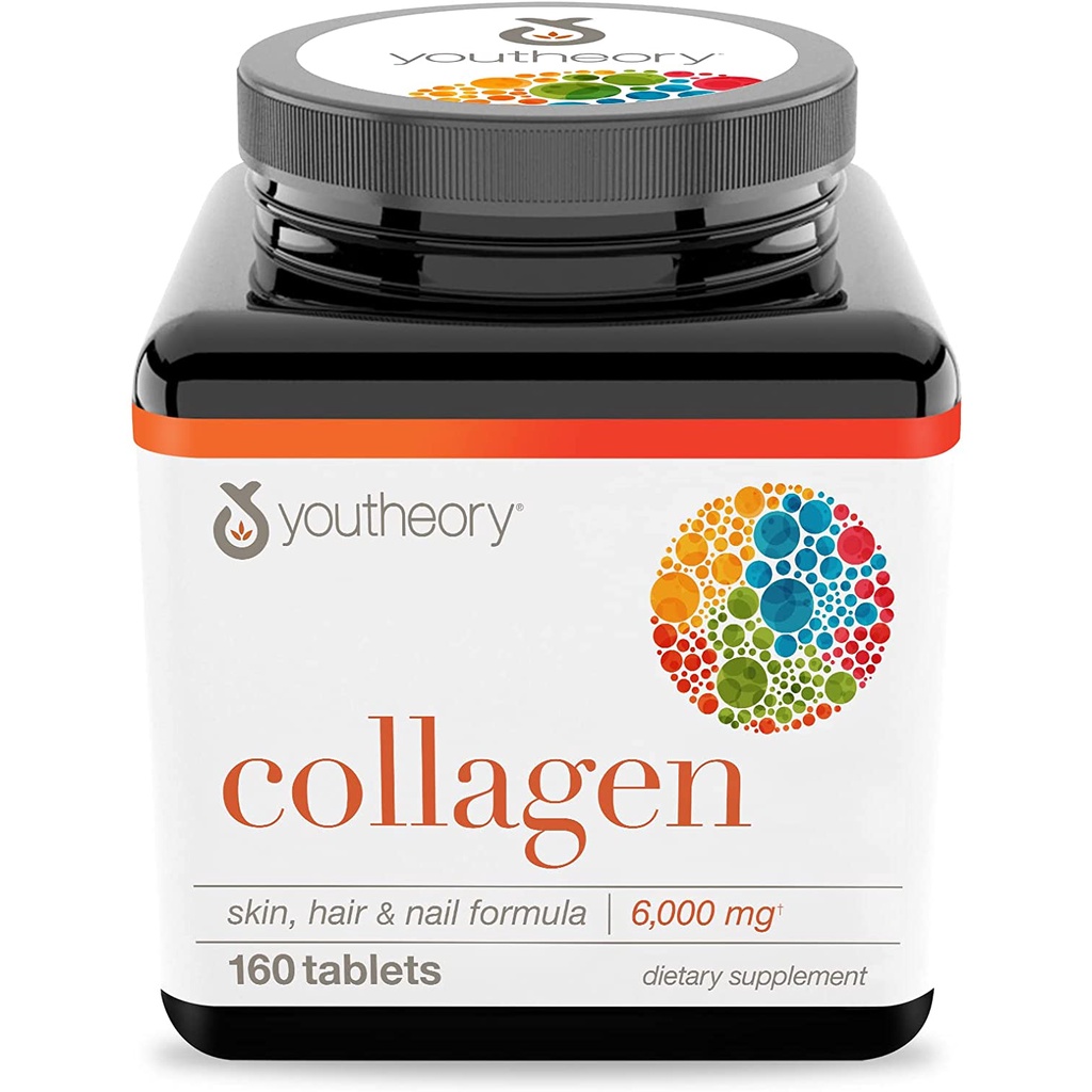 ของแท้-มีใบนำเข้าอเมริกา-youtheory-collagen-advanced-formula-vitamin-c-biotin-ขนาด-120-160-290-390-เม็ด