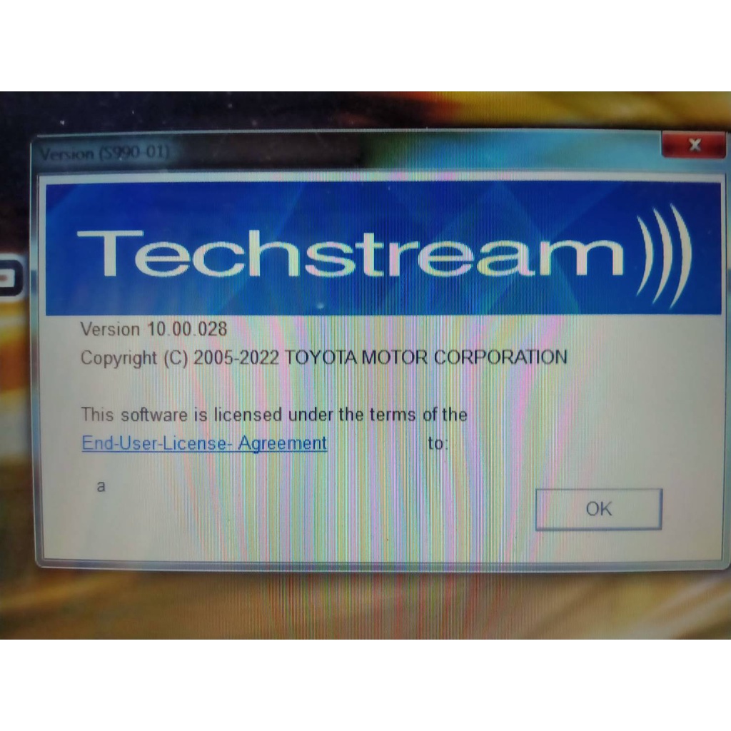 โปรแกรมสแกนวิเคราะห์ปัญหารถของศูนย์บริการโตโยต้า-techstream-v10-00-028