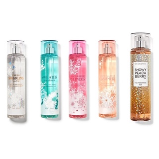 🎅🎄☃🍭Bath &amp; Body Works รุ่น Limited กลิ่น Sweater Weather , Winterberry Wonder ,Snowflakes&amp;Cashmere ,Sugared Snickledood