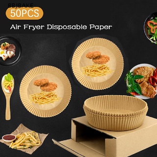 [cxFSBAKE] 50pcs 16cm Air Fryer Disposable Paper Liner Mat Wood Pulp Steamer Baking Mats  KCB