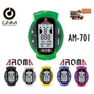 Aroma รุ่น AM-701 Clip On Metronome Digital ตัวนับจังหวะ สีเขียว