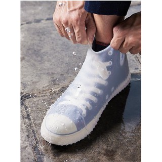 สินค้า ✨พร้อมส่ง✨ถุงซิลิโคนสวมรองเท้า ซิลิโคน หุ้มรองเท้า รองเท้า ซิลิโคน Covers Reusable Waterproof Latex Rain Shoe Covers
