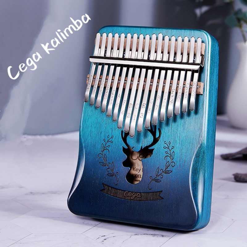 ภาพหน้าปกสินค้าCega พร้อม kalimba cega คาลิมบา 17 คีย์ Calimba เครื่องดนตรี keyboard piano มะฮอกกานี