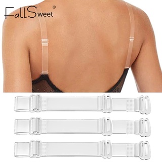 FallSweet สายรัดบราชั้นใน ซิลิโคนใส ยืดหยุ่น ปรับได้ กันลื่น มองไม่เห็น ไร้รอยต่อ