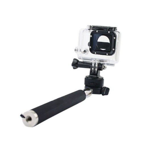 อุปกรณ์ต่อไม้-selfie-tripod-ให้กับกล้อง-action-camera-เดิม-สำหรับ-gopro-sjcam-yi-etc