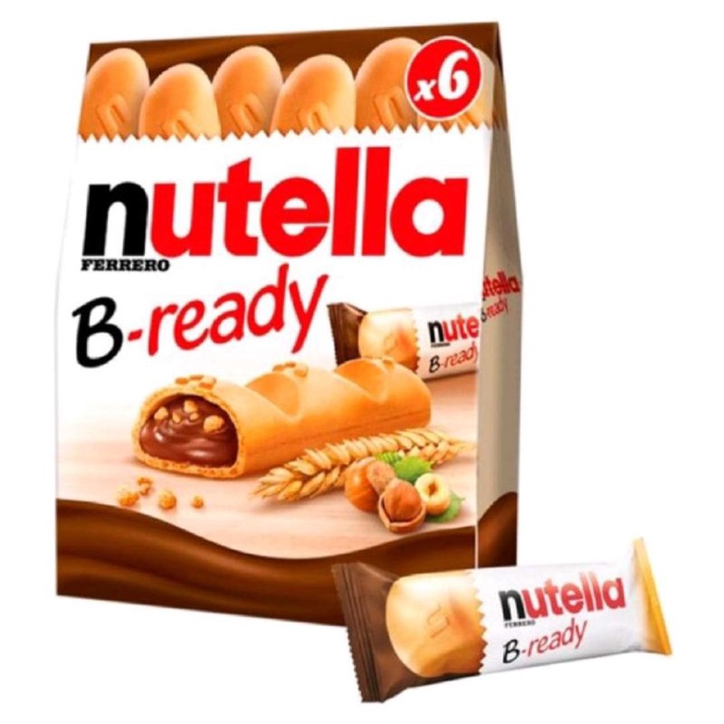 นูเทลล่าแท่ง-nutella-b-ready-เวเฟอร์กรอบสอดไส้นูเทลล่า-1-กล่องมี-6-แท่ง