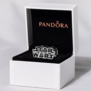 Pandora พร้อมส่ง สร้อยข้อมือเงินแท้ 925 ลายดิสนีย์ Star Wars ของขวัญวันเกิด สําหรับสุภาพสตรี p825