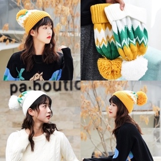 หมวกไหมพรม_Cap_Hat ราคาถูก พร้อมส่ง