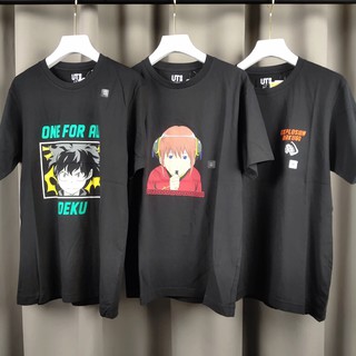 เสื้อยืดผ้าฝ้ายพิมพ์ลายขายดี เสื้อยืดแขนสั้นพิมพ์ลายการ์ตูน Uniqlo Manga Ut