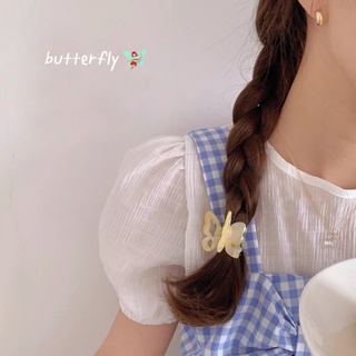 butterfly hair clips 🦋 กิ๊บหนีบผมผีเสื้อ สีmarble ลายหินอ่อน รุ่นนี้น่ารักมากๆค่า ขนาด กว้าง 4.5cm / สูง3cm