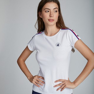 BODY GLOVE ACTIVE SUMMER 2020 WOMEN CREW NECK TEE เสื้อคอกลมผู้หญิง สีขาว White