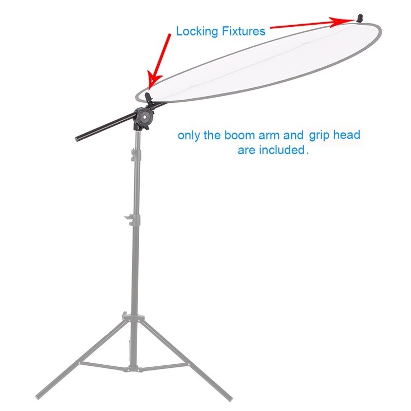 reflector-holder-arm-grip-ตัวจับแผ่นรีเฟล็ก-ปรับยาว-66-175-ซม-ไม่รวมแผ่นรีเฟล็ก