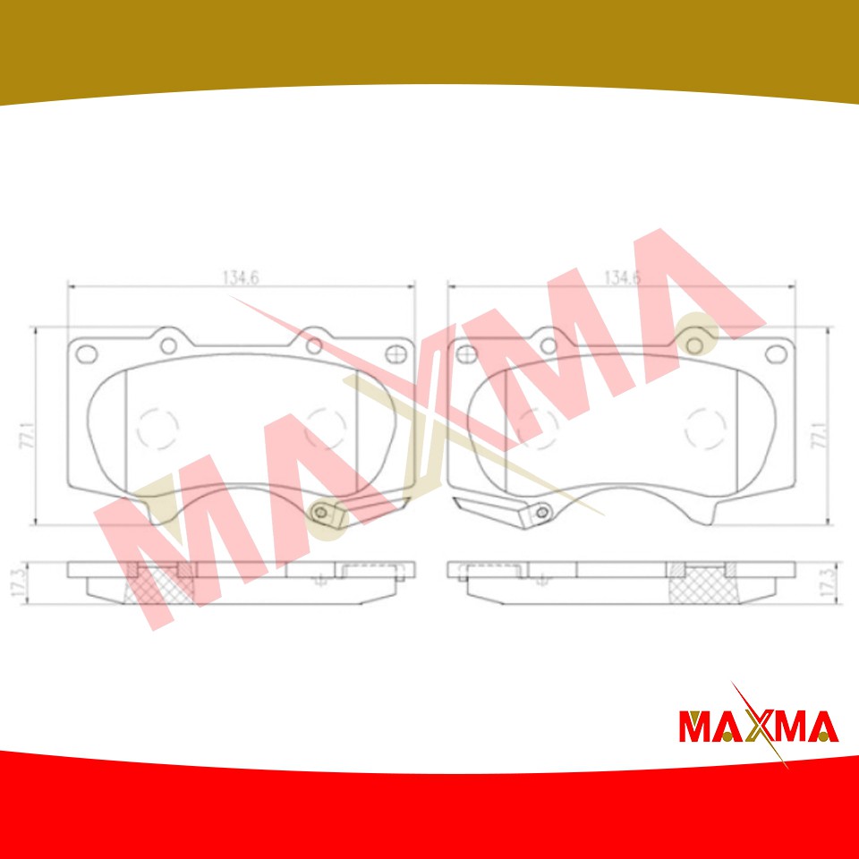 maxma-gold-ผ้าเบรค-toyota-revo-2wd-ตัวยกสูงเท่านั้น-4wd-ผ้าดิสเบรคหน้า-รีโว้-4x2-ยกสูง-4x4-ปี-2015-ปัจจุบัน-804