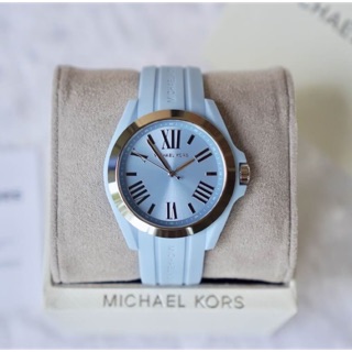 (ผ่อน0%) นาฬิกา Michael Kors Womens Bradshaw MK2744 สายซิลิโคน สีฟ้า 38 มม.