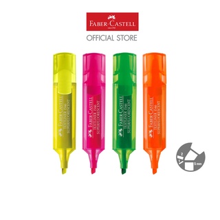 Faber-Castell  FLUORESCENCE highlighter ปากกาเน้นข้อความ Flu