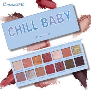 14 Colors Matte Eye Shadow Makeup Soft Glitter Shimmering Colors Metallic Eyeshadow Palette Naked Glitter Nude Make Up