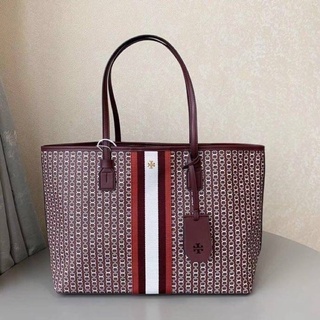 Tory Burch 53303 Gemini Link Tote Royal Burgundy (Large)