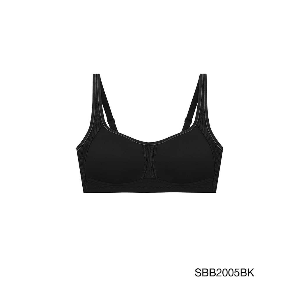 ภาพหน้าปกสินค้าSabina เสื้อชั้นใน Sport Bra รุ่น Sbn Sport รหัส SBB2005BK สีดำ