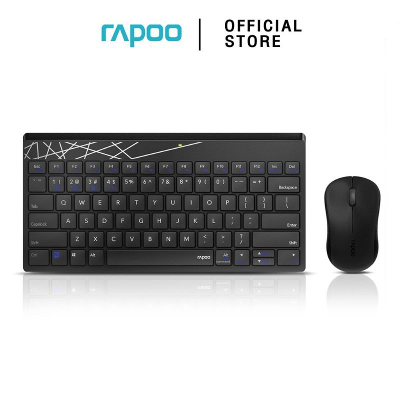 คีบอร์ด บางเบา PAPOO M8000 สีดำ | Shopee Thailand