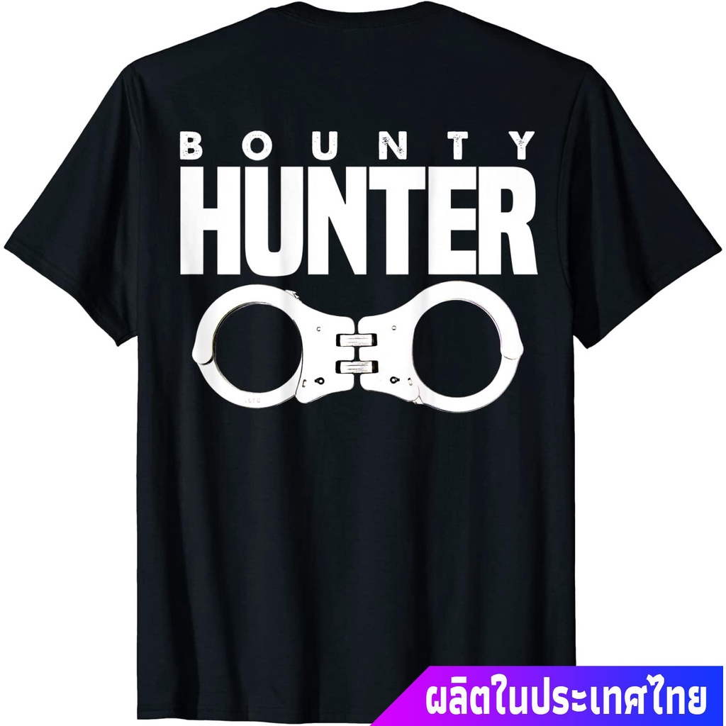 bounty-hunterเสื้อยืดลำลอง-bounty-hunter-t-shirt-for-fugitive-recovery-agents-leo-bounty-hunter-popular-t-shirts