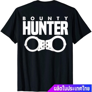 Bounty Hunterเสื้อยืดลำลอง Bounty Hunter T-Shirt For Fugitive Recovery Agents LEO Bounty Hunter Popular T-shirts