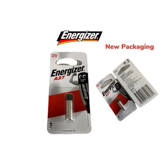 ถ่านรีโมท Energizer A27/ GP27A Alkaline Battery (1 Pack) แบตเตอรี่อิเล็คทรอนิกส์ Exp.12/2022 ของแท้