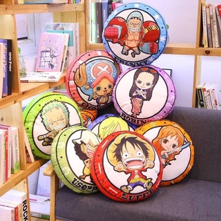 สินค้า Ag หมอนตุ๊กตานุ่ม รูปการ์ตูน One Piece Luffy Nami Robin Zoro Chopper สําหรับตกแต่งบ้าน